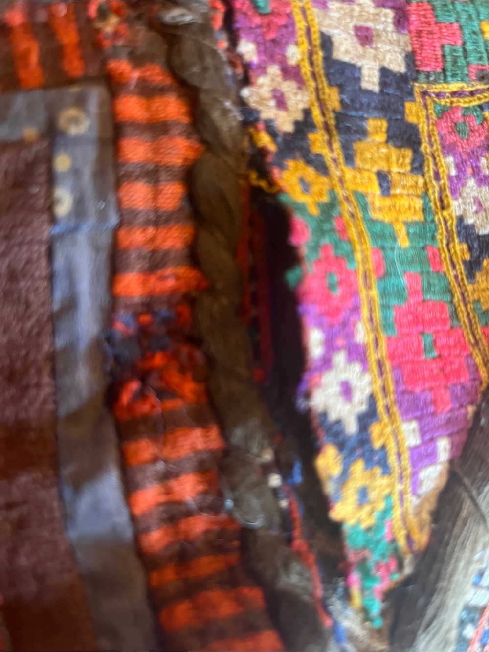 Heavy Banjara Gypsy Handmade Indian Tapestry Wallhanging - Picture 14 of 16